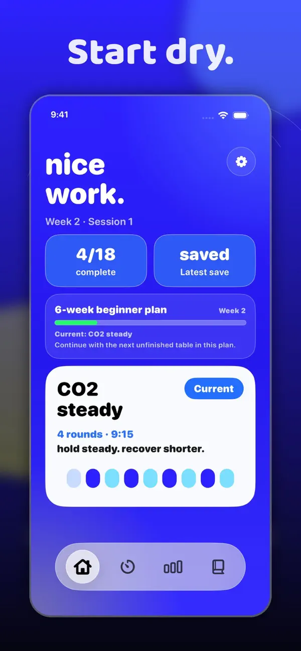 Static: Apnea Trainer screenshot 1